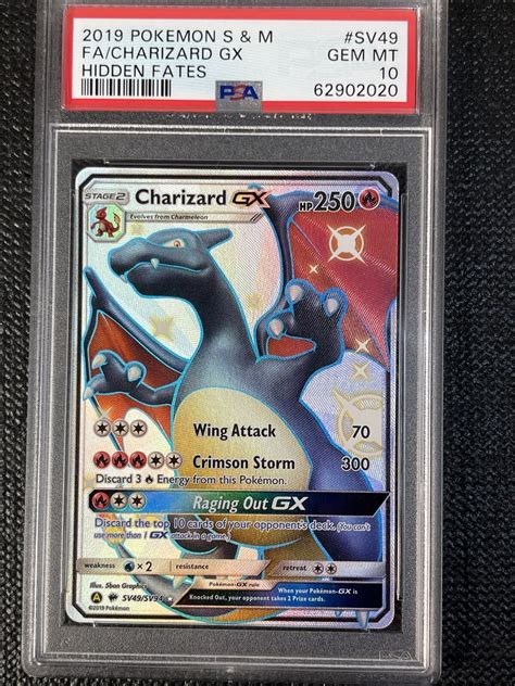 charizard g lv x psa 10|hidden fates charizard psa 10.